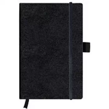 Schreibblock Herlitz 11369790 A5 96 Blatt Schwarz