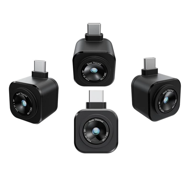 Wärmebildkamera Seek Thermal CW-ABAX, 200×150 px Sensor, 25 Hz, -20–330°C Bereich, 35 mK NETD, Festfokus, Zentralpunktmessung