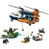 LEGO City 60437 Dschungel-Explorer-Hubschrauber im Basislager