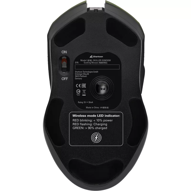 Gaming-Headset Sharkoon SKILLER SGM30W (schwarz) – kabellos, ohrumschließend, integriertes Mikrofon