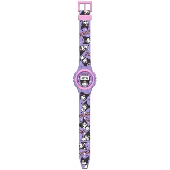 Kids Euroswan Armbanduhr Kuromi Modell KU00002 für Kinder, analoge Anzeige, Quarzwerk