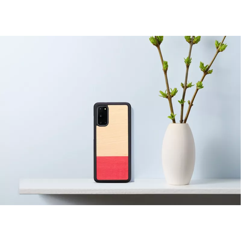 Smartphone-Hülle man and wood Galaxy S20 Miss Match Schwarz — schützende Rückabdeckung für Samsung Galaxy S20