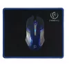 Tastatur Maus inklusive Rebeltec SHERMAN Gaming USB QZERTY Englisch Schwarz