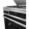 Gorenje GKS6C71XF Freistehender Herd mit Backofen Silber