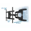 Wandhalterung ESPERANZA ERW021 für 40–85 Zoll Flachbildfernseher, Metall, neigbar, 6–50 cm Abstand, 68 kg Tragkraft, VESA 200x100–600x500 mm