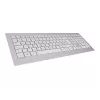 CHERRY DW 8000 Tastatur Maus enthalten Office RF Wireless QWERTZ Deutsch Silber, Weiß