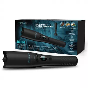 Revamp CL-2750-EU2 iGEN Cordless Progloss Hollywood Curl Automatischer Lockenstab mit Drehfunktion