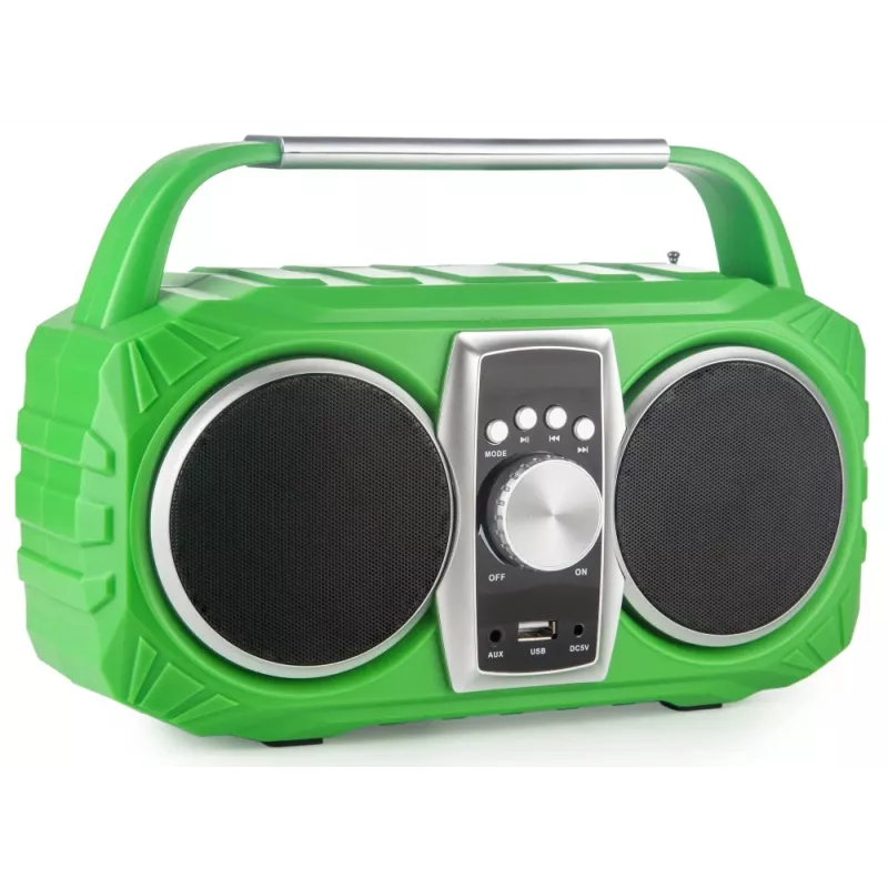 Radiowecker PRIME3 Prime3 APR71GR Neon — Wecker mit FM-Radio und LED-Anzeige