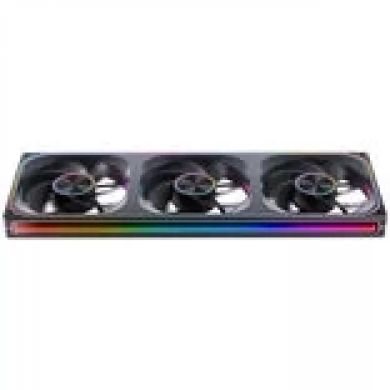 Gehäuselüfter Jonsbo ZA-420BR PWM Reverse ARGB — 3×140 mm, Schwarz