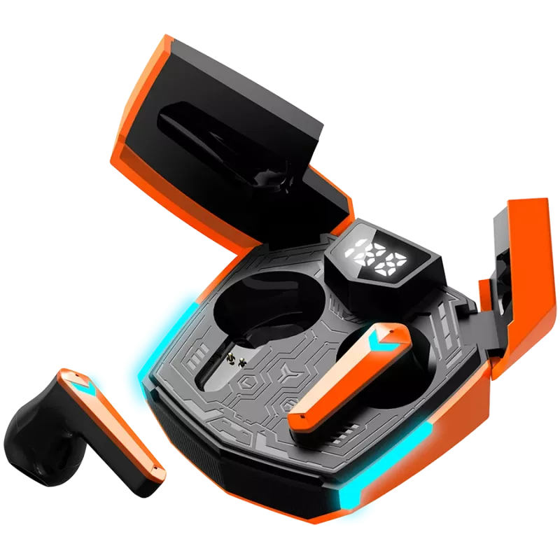 Canyon GTWS-2 Kopfhörer Kabellos Ear-Hook Gaming USB Type-C Lade-Dock Orange (CND-GTWS2O)