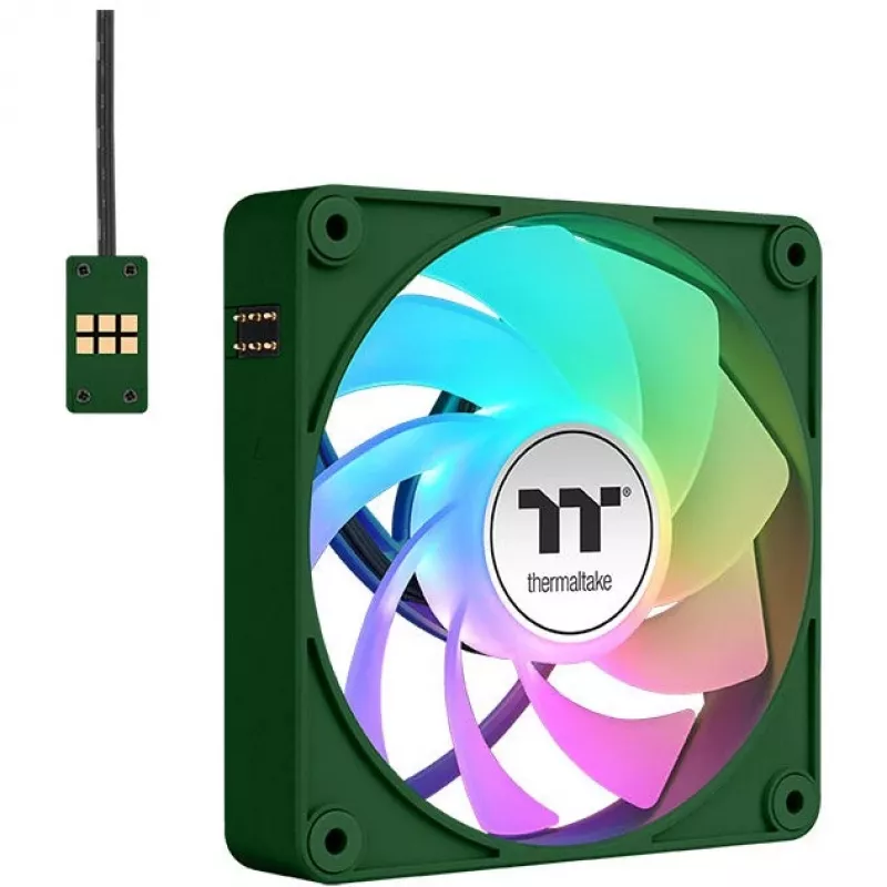 Thermaltake CT120 EX Reverse ARGB Sync 120mm Gehäuselüfter 3er-Pack Grün