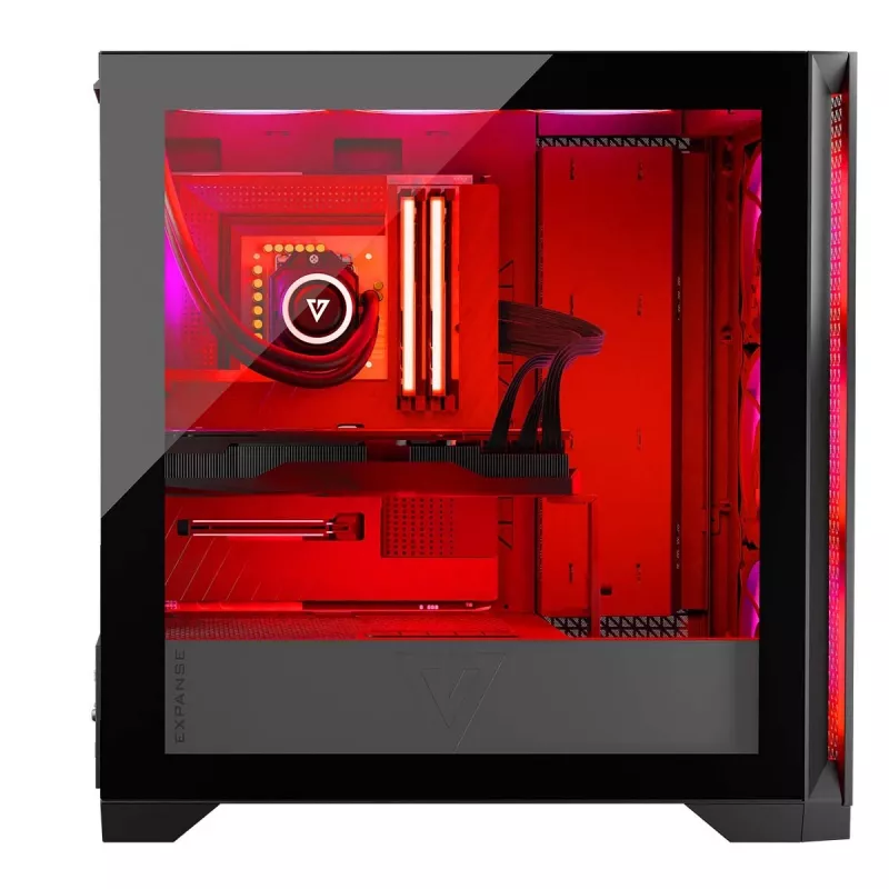 MODECOM Gehäuse VOLCANO EXPANSE T APEX ARGB MIDI Schwarz
