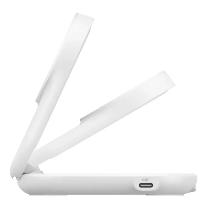 Belkin Qi2 Wireless Charger Indoor USB Schnellladung Weiß 1,5 m