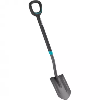 Gardena 17012-20 – Drainageschaufel – Stahl – Schwarz – D-förmig – monochrom