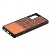 Handyhülle man and wood Galaxy S20 braun kariert schwarz – Schutzhülle für Samsung Galaxy S20