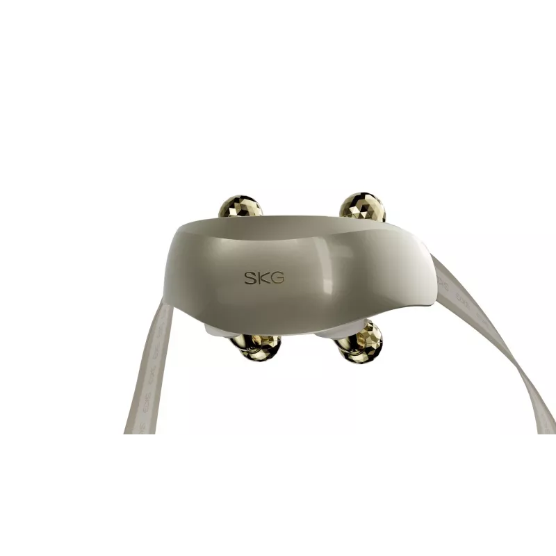SKG H7 Ultra-E – Goldene Massageköpfe, Kombi-Massage, Kompressionsmassage, Knetmassage, Vibrationsmassage, Nacken, Schultern, Gold, Kunststoff, Tasten, Batterie