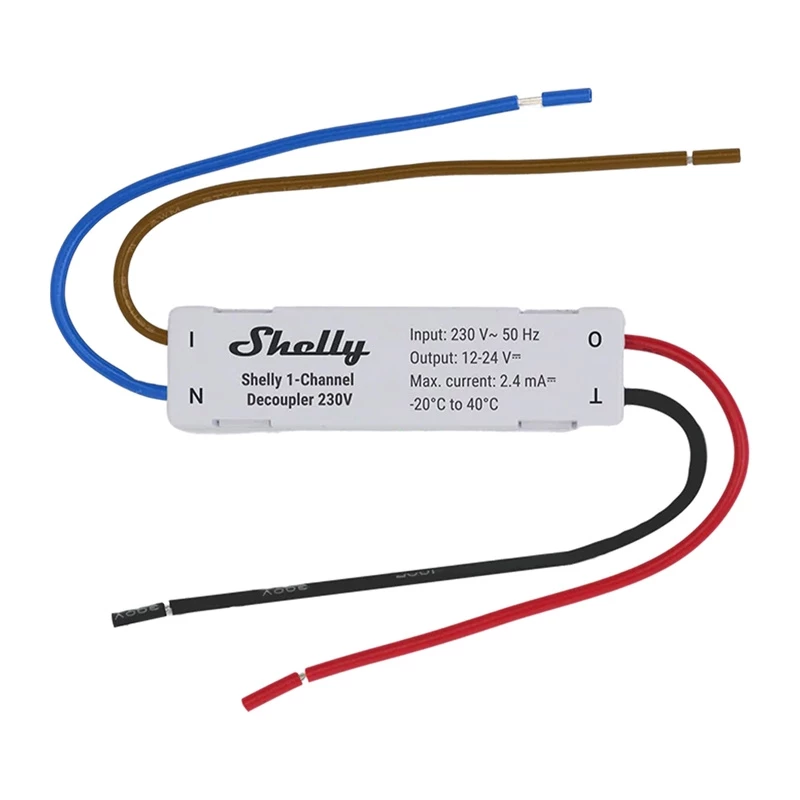 Shelly Decoupler 1-Kanal-Entkoppler 230V