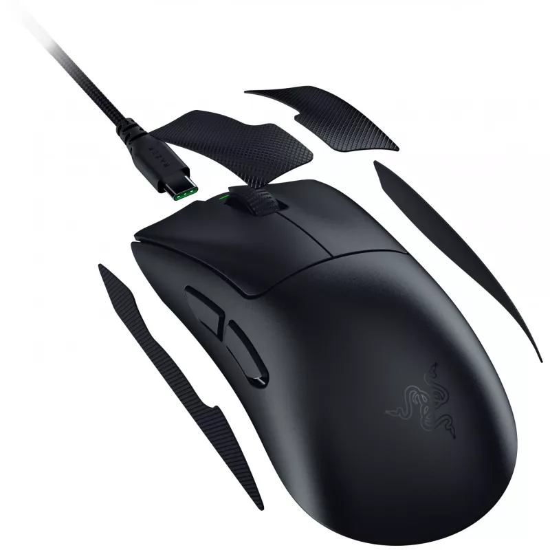 Maus Razer DeathAdder V4 Pro RF Wireless + USB Typ-A