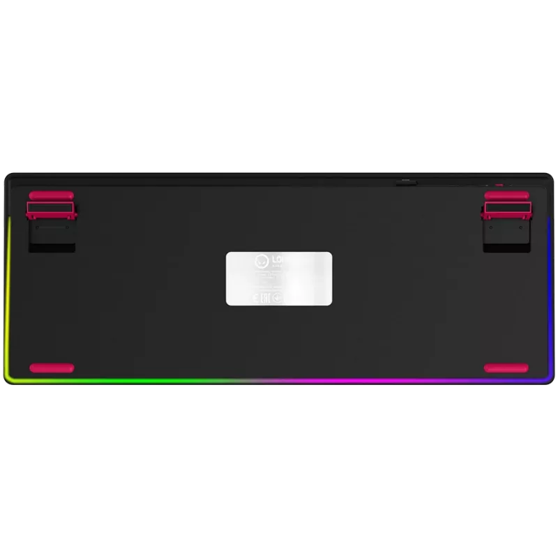 LORGAR KBP70TKLW, Kabellose TKL Mechanische Gaming-Tastatur Pro, Schwarz/Rot, EN-Layout