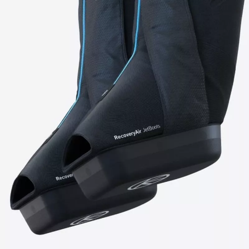 Beinmassagegerät Therabody RecoveryAir Schwarz — Kompressionsmassage, 4 Programme, Bluetooth, 240 min Akkulaufzeit