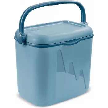 Tragbarer 20L Curver Tourist-Kühlbox 262277 Blau — 20-L-Reisekühler aus Polypropylen mit Tragegriff, 396×265×428 mm, 1,8 kg