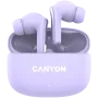 Canyon TWS-9 CNS-TWS9P Kopfhörer – True Wireless – Bluetooth 5.4 – In-Ear – 6h + 30h Laufzeit – USB-C Ladecase – Touch-Steuerung – lila