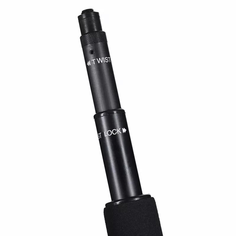 RØDE Micro Boompole – leichte, teleskopische Mikrofon-Angelrute, Länge 844 mm, Gewicht 396 g, kompakte eingefahrene Höhe 33 mm