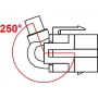 Keystone-Modul USB 5 Gbit/s Typ-A-Buchse 250° auf Typ-A-Stecker 0,5 m Kabel DELOCK