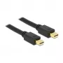 DisplayPort-Kabel DeLOCK 83477 5 m Mini DisplayPort Schwarz