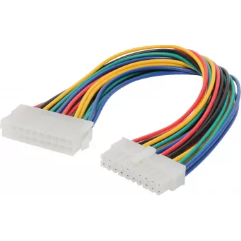 ATX 20‑Pin Kabel ShiverPeaks BS78224‑HQ — 20‑Pin Stecker auf Buchse, 0,3 m