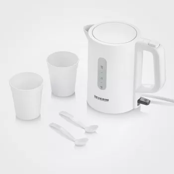 Elektrowasserkocher Severin 0,5 L 1100 W Weiß