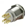 Lamptron Vandalismusschalter 19mm - Silverline - Rot