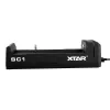 Akkuladegerät XTAR SC1 Einzelschacht USB-C für Li-Ion 18650 Zellen, 1 Schacht, schwarz