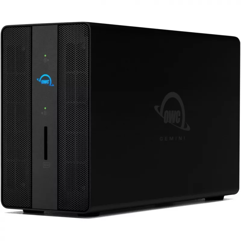 OWC Gemini Dual-Laufwerk TB3 Hardware-RAID-Speicher- und Docking-Gehäuse - Thunderbolt 3 - Thunderbolt