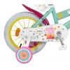 Kinderfahrrad Toimsa Peppa Pig 14-Zoll-Räder, grün, für ca. 3–5 Jahre, Vorder- und Hinterrad-Felgenbremsen, Luftreifen