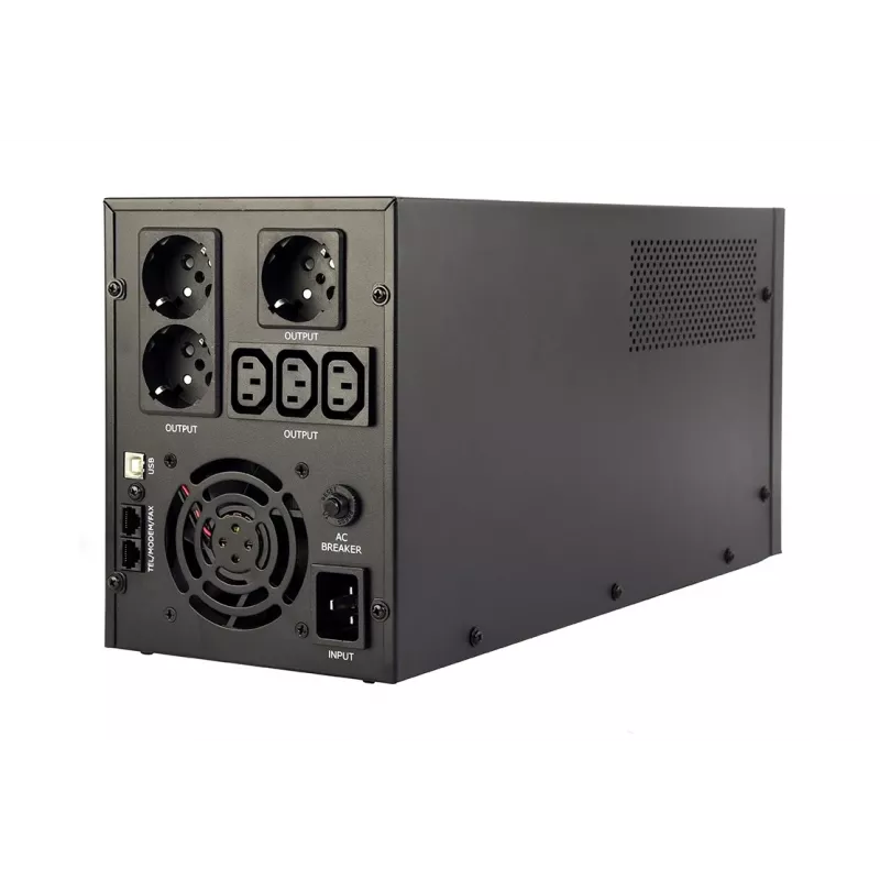 Gembird EG-UPS-036 USV (unterbrechungsfreie Stromversorgung) Line-Interactive 3 kVA 1800 W 6 AC-Ausgänge