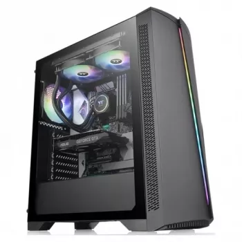 PC-Gehäuse Thermaltake H350 TG RGB Midi Tower Schwarz