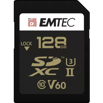 Flash Memory Emtec 128 GB UHS-II SpeedIN PRO+