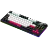 LORGAR KBP70TKLW, Kabellose TKL Mechanische Gaming-Tastatur Pro, Schwarz/Rot, EN-Layout