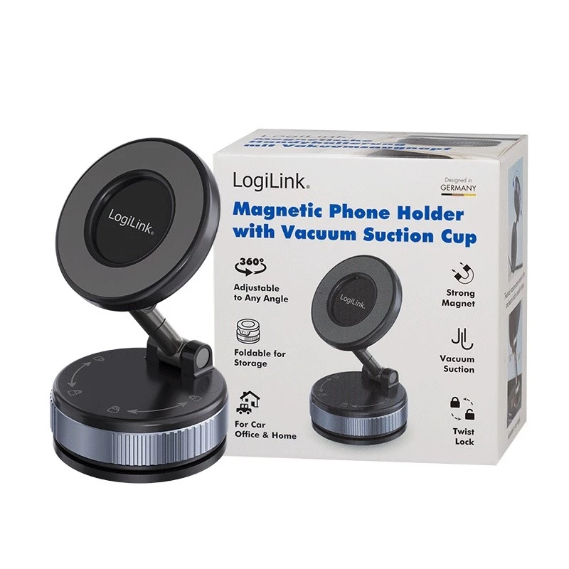 Magnetischer Smartphone-Halter mit Vakuumsaugnapf