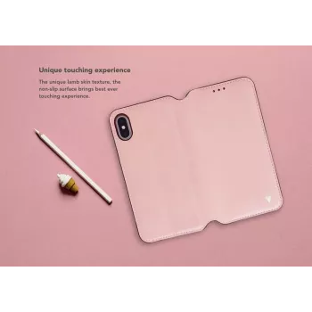 Folio Case VixFox für iPhone 7/8 — pink, Folio-Schutzhülle