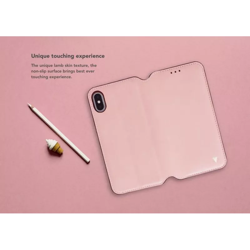 Folio Case VixFox für iPhone 7/8 — pink, Folio-Schutzhülle
