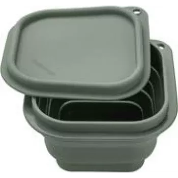 Lunchbox Fackelmann 26926 Silicone Grün Grau 130mm