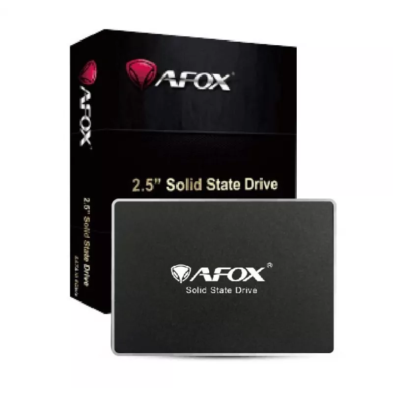 SSD-Laufwerk AFOX 256GB QLC 560MB/s, 2,5 Zoll SATA III