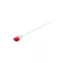 Wentronic Goobay CAT 6 schlank-Patch-Kabel, U/UTP, Weiß, 0,25 m - Kupfermaterial (71550)