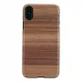 Handyhülle man and wood für iPhone X/XS, Strato Schwarz, Schutz-Hardshell