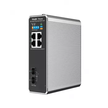 Managed L2 Netzwerk-Switch RUIJIE RG-NIS2100-4GT2SFP-HP — 4× Gigabit RJ45, 2× SFP, PoE++ (180 W), Rack-/Wand-/DIN-Montage