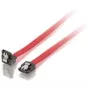 Equip SATA II Kabel, abgewinkelt, 0,5m, 0,5 m, SATA II, SATA 7-Pin, SATA 7-Pin, Stecker/Stecker, Rot