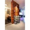 Tisch-Weinregal rotho VARIO für 6 Flaschen, faltbar, grau, 600×220×140 mm