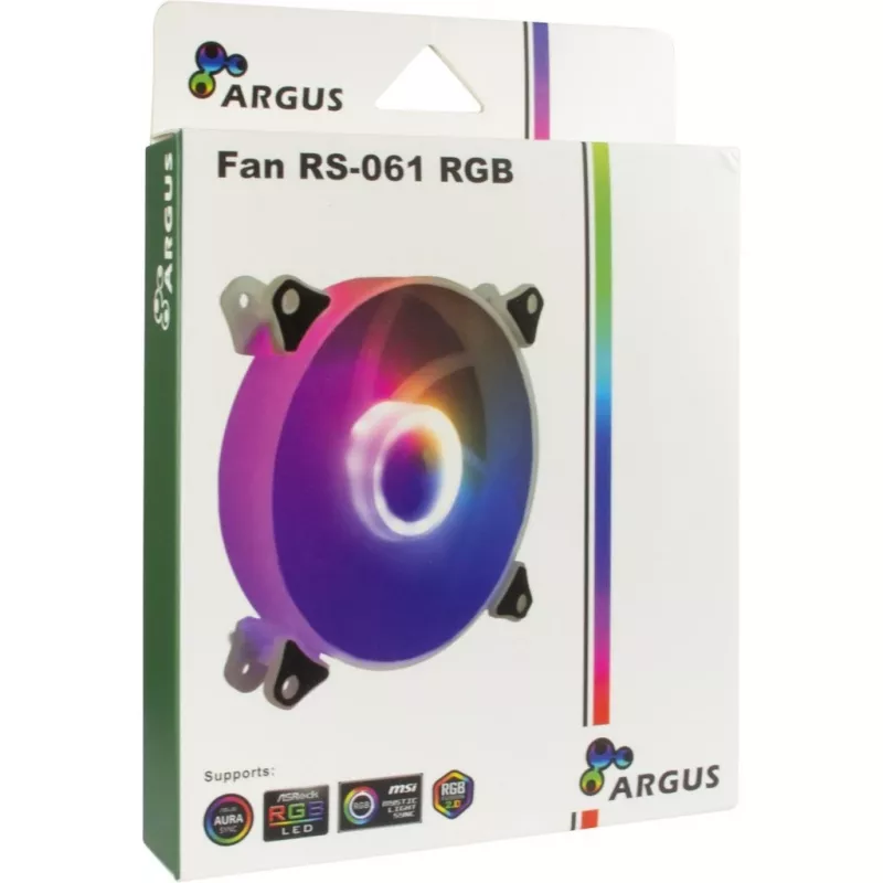 INTER-TECH Argus RS-061 120mm ARGB Gehäuselüfter - Schwarz